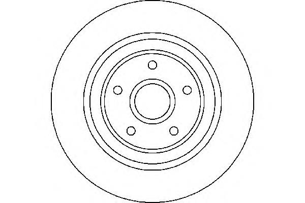 8DD355113871 HELLA disco de freno trasero