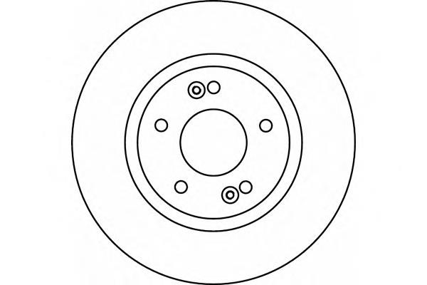 8DD355111751 HELLA freno de disco delantero