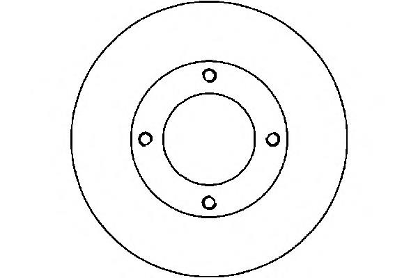 8DD355108491 HELLA disco de freno delantero