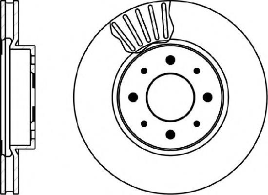 8DD355102901 HELLA disco de freno delantero