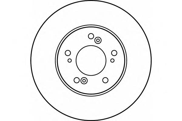 8DD 355 110-631 HELLA disco de freno delantero