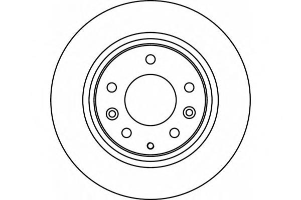 8DD355110381 HELLA disco de freno trasero