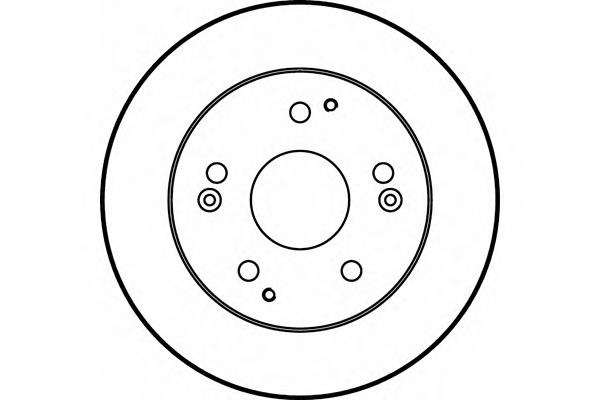 8DD355110311 HELLA disco de freno trasero