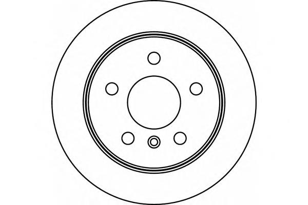 8DD355111091 HELLA disco de freno trasero