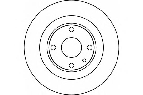 8DD355110861 HELLA disco de freno trasero