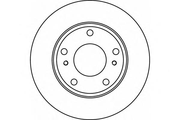 8DD355110821 HELLA freno de disco delantero