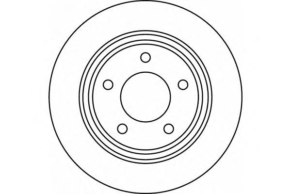 8DD 355 110-911 HELLA disco de freno trasero