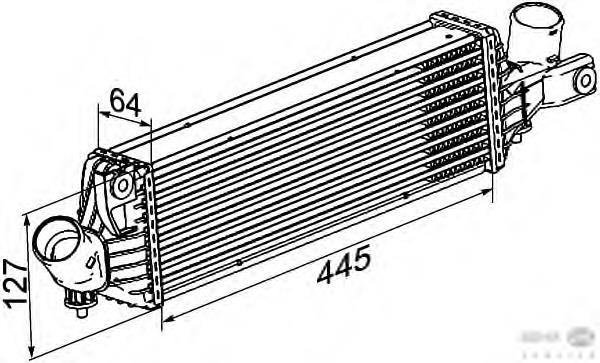 Enfriador de aire de admisión NRF 30533