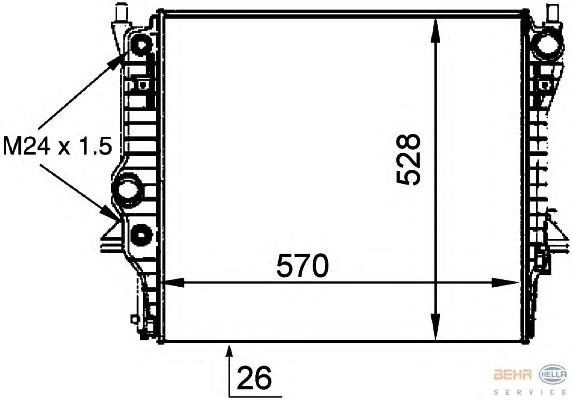 31R35005 Eaclima Refrigeración del motor