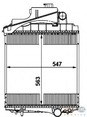 54110 NRF Refrigeración del motor