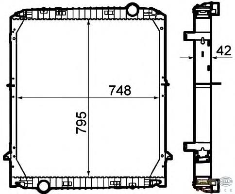Radiador de água NRF 50267