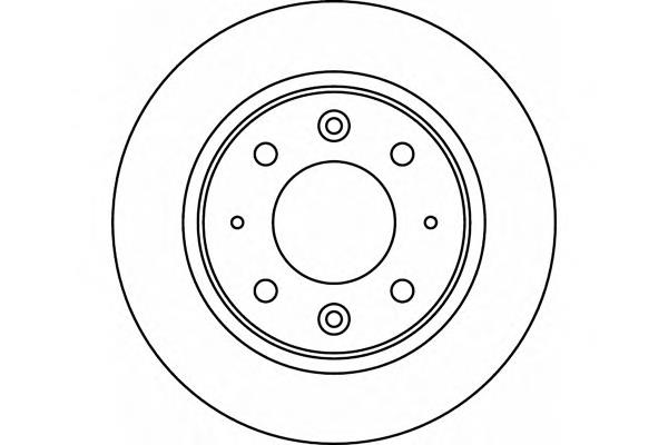 8DD355107371 HELLA disco de freno trasero