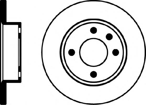 8DD355105891 HELLA freno de disco delantero