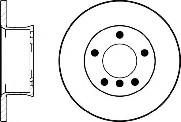 8DD355100391 HELLA freno de disco delantero