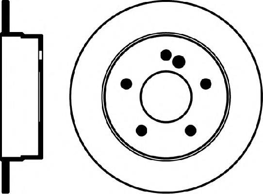 Comprar 8DD355102991 HELLA Disco de freno trasero