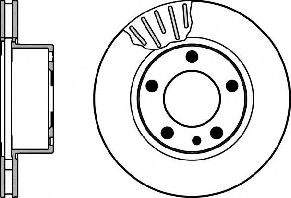 8DD355100671 HELLA disco de freno delantero