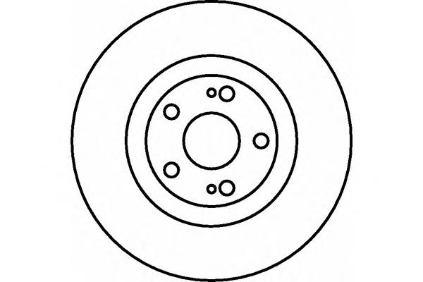 8DD355108461 HELLA disco de freno delantero