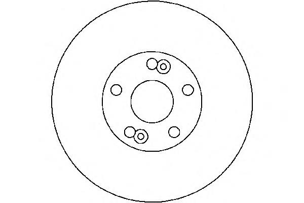 8DD355108451 HELLA disco de freno delantero