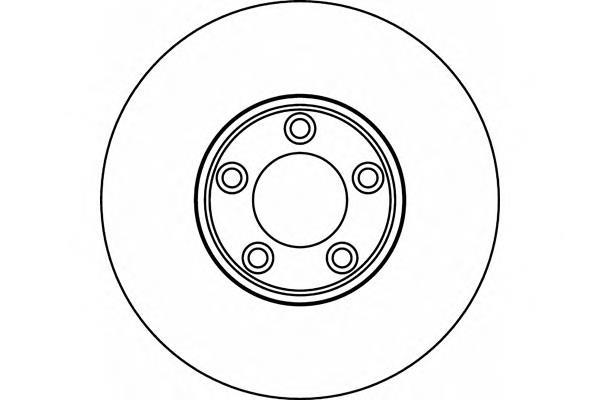 8DD355106821 HELLA disco de freno delantero