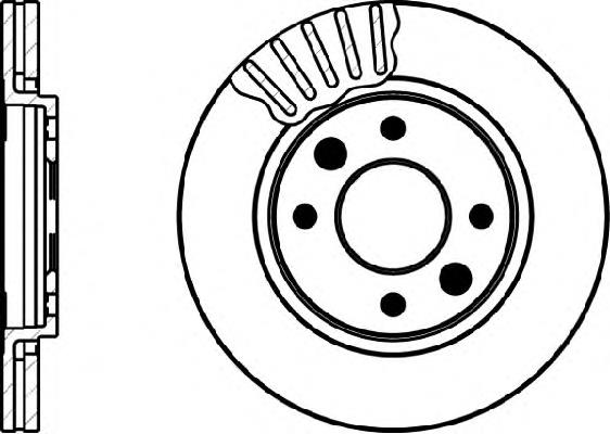 8DD355102151 HELLA disco de freno delantero