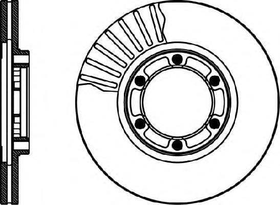 8DD355104711 HELLA disco de freno delantero