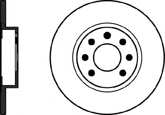 8DD355102201 HELLA freno de disco delantero