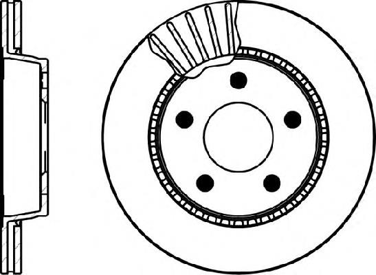 Disco de freno trasero 8DD355101351 HELLA