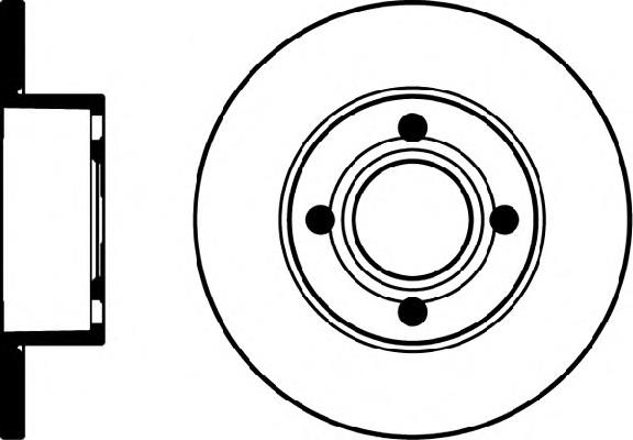 8DD355102841 HELLA freno de disco delantero