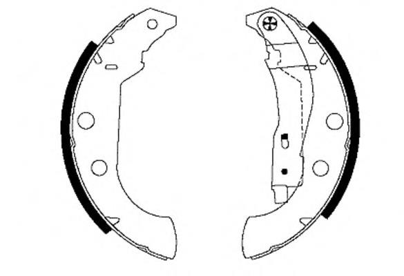Kit De 2 Tambores Y Zapatas De Freno Traseras Con Montaje Para Vauxhall Astra Van MK4 – Juego Completo