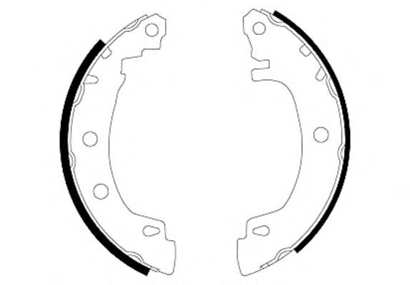 Comprar 8DB355004691 HELLA Zapatas de freno