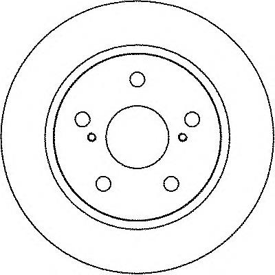 8DD355114291 HELLA disco de freno trasero