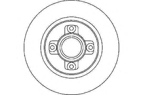 8DD355114741 HELLA disco de freno trasero