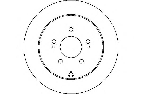 8DD355114561 HELLA disco de freno trasero