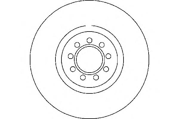 8DD355117461 HELLA freno de disco delantero