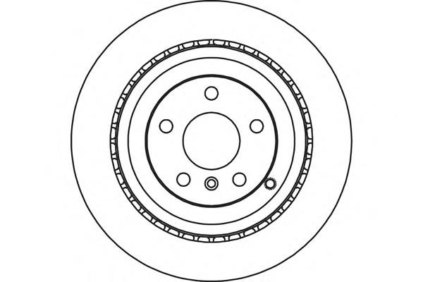 8DD355113231 HELLA disco de freno trasero