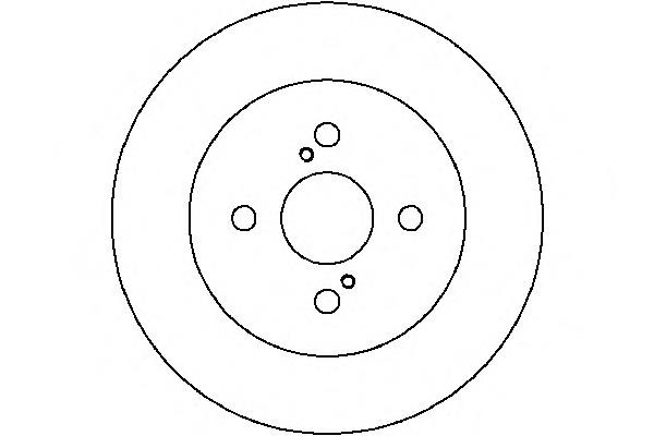 8DD355113601 HELLA disco de freno trasero