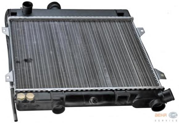 Radiador de água HELLA 8MK376713261