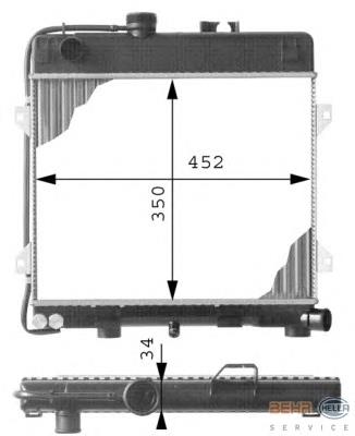 Comprar 8MK376713261 HELLA Radiador de auto