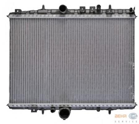 Radiador refrigeración del motor 8MK376714401 HELLA