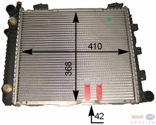 Radiador 1245005903 Mercedes