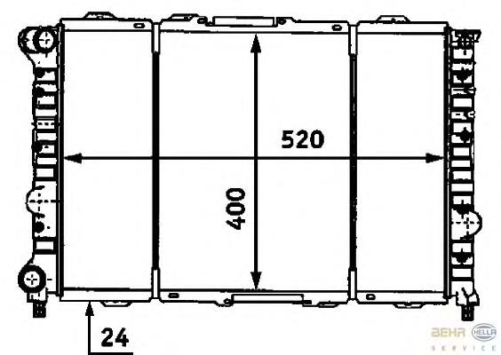 8MK376718101 HELLA Refrigeración del motor