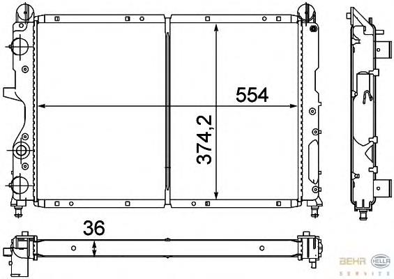 Comprar 61816 Nissens Radiador de auto