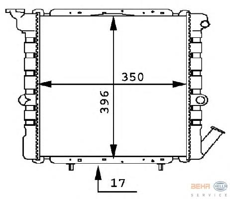 Radiador 7700765601 Renault (RVI)