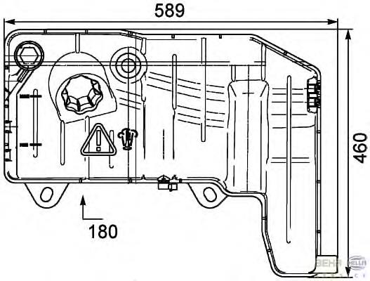 Comprar 8MA376705511 HELLA Deposito expansion