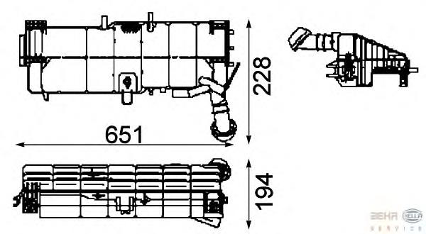Comprar 8MA376705361 HELLA Deposito expansion