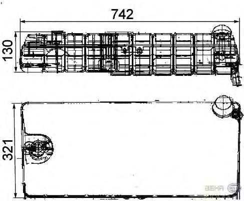 316232 Diesel Technic Depósito de expansión