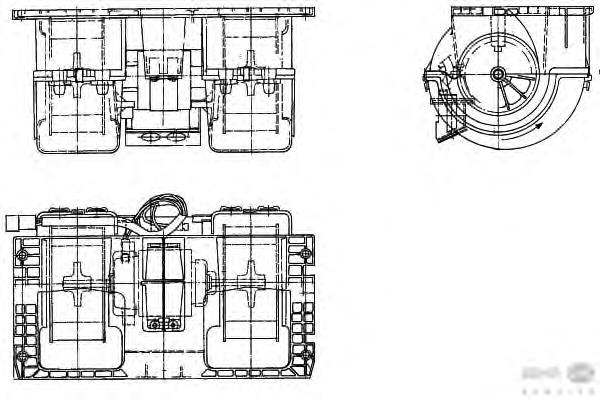 Comprar 8EW351336141 HELLA Motor de calefacción