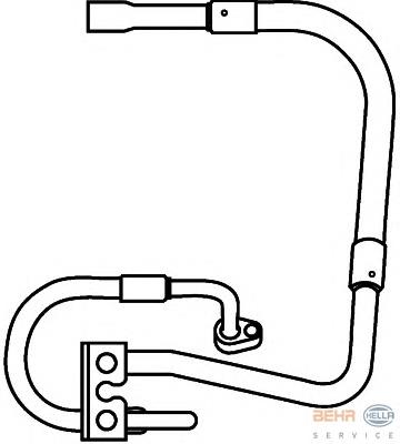 AC926116 Maxgear Manguera de aire acondicionado de compresor al condensador