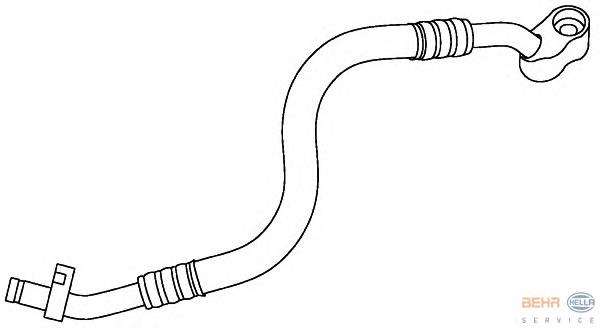 Manguera de aire acondicionado de compresor al condensador A2218301616 Mercedes