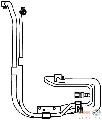 Manguera de aire acondicionado de compresor al condensador AP96000P Mahle Original